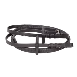 Anti-Slip Leather Reins with Rubber Grips