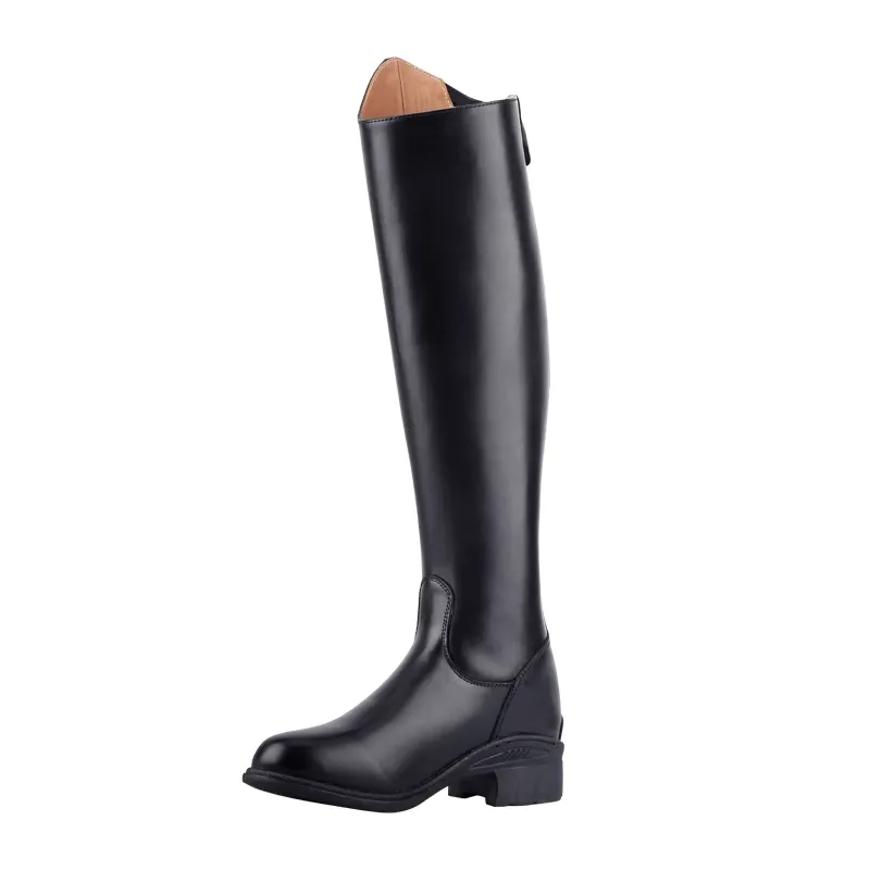 Black Leather Riding Boots for Men and Women - Image 2