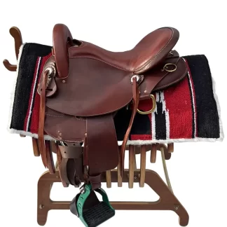 Endurance Leather Western Saddle