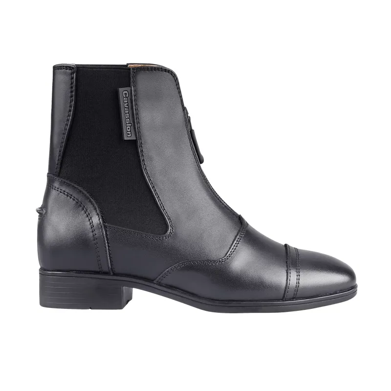Nylon Front Zipper Short Riding Boots - Image 2
