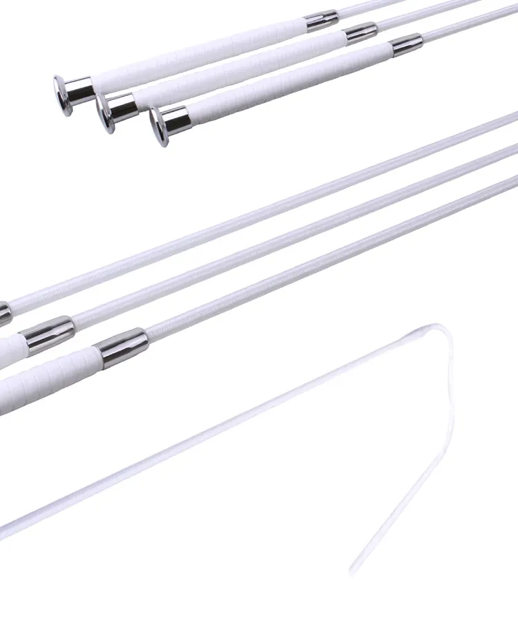 White Dressage Riding Crop - Image 5